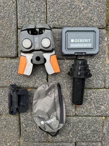 Geberit flowfit set persbek,ontbramer,powertest 50-75 beschikbaar voor biedingen