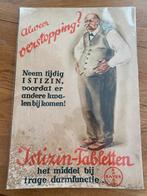 Oude reclameposter op karton, Ophalen of Verzenden, Zo goed als nieuw, Rechthoekig Staand, Reclame