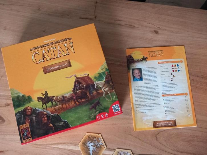 Uitbreidingsset Catan de kooplieden en barbaren, Hobby en Vrije tijd, Gezelschapsspellen | Bordspellen, Zo goed als nieuw, Ophalen of Verzenden