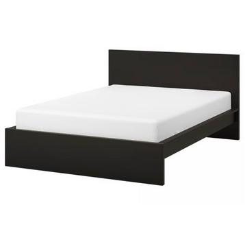 Ikea Malm bed 140x200 zwart - afbeelding 1