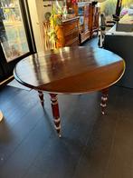 GERESERVEERD Antiek tafeltje, engelse hangoor tafel, Ophalen, 50 tot 100 cm, 100 tot 150 cm, Zo goed als nieuw