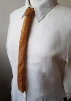 Gouden smalle stropdas, Ophalen of Verzenden, Zo goed als nieuw