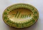 blikje Alma stahlstecknadeln --naalden blikje, Verzamelen, Blikken, Verzenden, Gebruikt, Overige, Overige merken