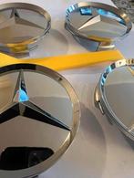 Mercedes GlossyZilver en AMGNaafdoppen€5,-P.st.Mercedes€3,50, Auto diversen, Wieldoppen, Verzenden, Nieuw