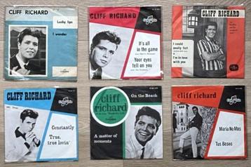 Cliff Richard - 6 singles beschikbaar voor biedingen