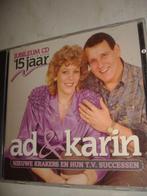 Ad en Karin- Nieuwe Krakers en TV Successen- (NIEUW), Cd's en Dvd's, Cd's | Nederlandstalig, Levenslied of Smartlap, Verzenden