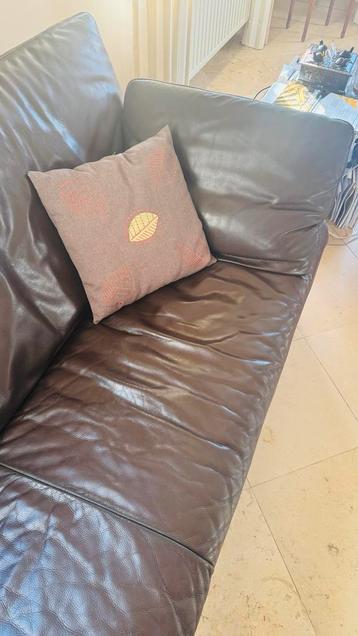 Jori Lederen Bank - 3,5 Zits - Bruin beschikbaar voor biedingen