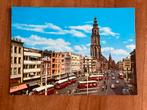 Groningen. Oude bussen op de Grote Markt., Verzamelen, Groningen, 1960 tot 1980, Ongelopen, Ophalen of Verzenden