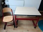 Oud school bureau, Kinderen en Baby's, Kinderkamer | Tafels en Stoelen, Ophalen, Gebruikt, Tafel(s) en Stoel(en)