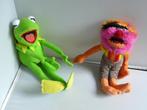 Muppets # Kikker 28cm en Monster 22cm, Ophalen of Verzenden, Zo goed als nieuw, Overige typen
