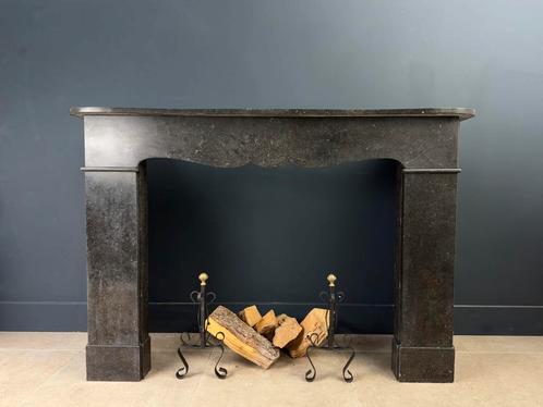 Aanbieding Belgische hard steen omloop schouw haard mantel, Huis en Inrichting, Haarden, Zo goed als nieuw, Elektrische haard