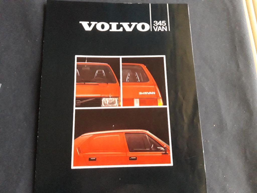 folder Volvo 345 Van - originele folder bestelwagen, Ophalen of Verzenden, Zo goed als nieuw, Volvo