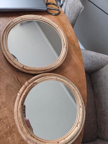 Rotan Spiegel - Hangend of Staand beschikbaar voor biedingen