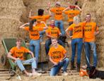 Trots op de Boer en Boerin T-Shirt Oranje Koningsdag, Kleding | Heren, Nieuw, Oranje, Overige maten, Verzenden