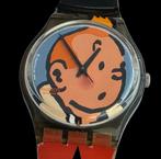 Zeldzaam uitgaven SWATCH  Kuifje  TIN TIN  75 jaar, Verzenden, ., Jongen of Meisje, Zo goed als nieuw