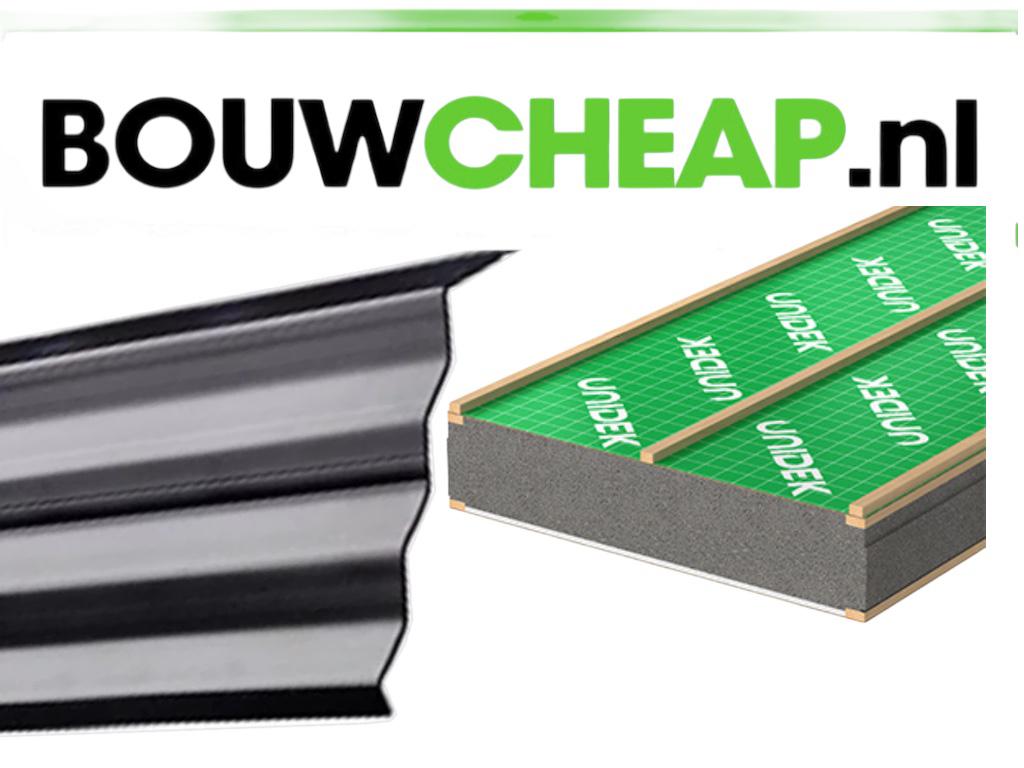 Dakvoetprofielen 1.50 en lengtes 3.00 meter, Doe-het-zelf en Verbouw, Dakpannen en Dakbedekking, Nieuw, Overige materialen, Zwart