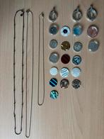 Mi Moneda set, Sieraden, Tassen en Uiterlijk, Kettingen, Ophalen of Verzenden, Zo goed als nieuw, Zilver