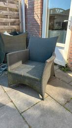 Rattan loungestoelen voor buiten zonder beschadigingen  4st, Ophalen, 4 zitplaatsen, Kunststof, Gebruikt