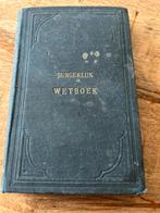 Burgelijk wetboek sneek jaartal 1890, Antiek en Kunst, Ophalen of Verzenden