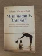 Mijn naam is Hannah - Valerie Blumenthal, Ophalen of Verzenden, Zo goed als nieuw, Valerie Blumenthal, Nederland