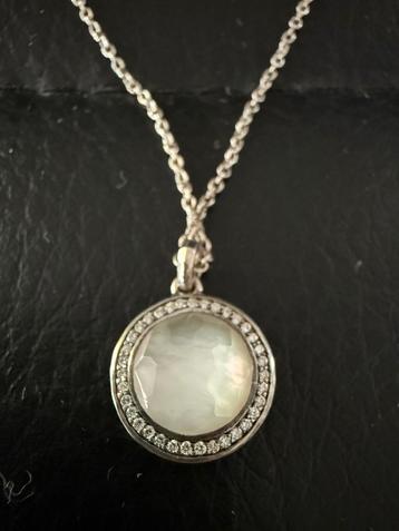 Ippolita lollipop 925 ketting met kwartskristal & diamantjes beschikbaar voor biedingen