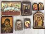 Te koop, 8 iconen,, Antiek en Kunst, Antiek | Religie, Ophalen of Verzenden