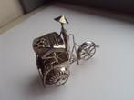 Zilveren miniatuur Riksja, Antiek en Kunst, Ophalen of Verzenden, Zilver