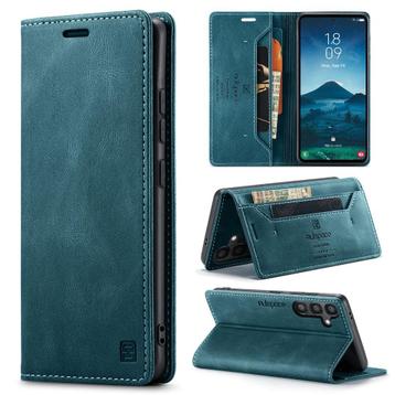 Luxe Flip Case met Kaarthouder voor Galaxy S24 FE _ Blauw beschikbaar voor biedingen
