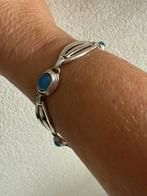 M221/Vintage Zilveren K&L Calcedoon armband, Gebruikt, Verzenden, X, Zilver