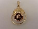 Gouden Teka hanger roosje                                G96, Gebruikt, Overige kleuren, ., Ophalen of Verzenden