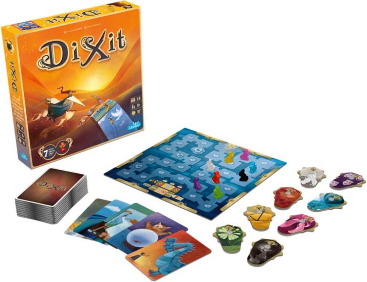 Dixit & Dixit 2, Hobby en Vrije tijd, Gezelschapsspellen | Bordspellen, Gebruikt, Drie of vier spelers, Vijf spelers of meer, Ophalen