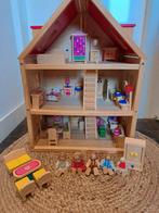 Super mooi compleet houten poppenhuis, Kinderen en Baby's, Gebruikt, Ophalen of Verzenden