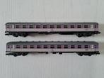3 Minitrix DB rijtuigen 3092/3094, Gebruikt, Gelijkstroom, Trix, Wagon