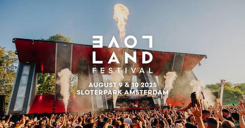 4x Loveland festival weekend tickets 9&10 augustus 2025, Tickets en Kaartjes, Evenementen en Festivals, Drie personen of meer