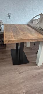 Kleine Eettafel - Perfect voor kleine ruimtes!, Gebruikt, 100 tot 150 cm, Industrieel, Rechthoekig