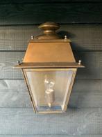Buiten( wand)lamp- lantaarn koper/messing, Wandlamp, Ophalen of Verzenden, 50 tot 250 watt, Netvoeding