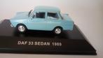 Lagamo Miniature DAF 33 sedan 1969 blauw, Hobby en Vrije tijd, Nieuw, Overige merken, Ophalen of Verzenden, Auto