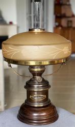 American Coop 1850’ hout en bronzen lamp, Antiek en Kunst, Ophalen