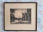 Ets  ,  Delftsche vaart  .  Rotterdam, Antiek en Kunst, Ophalen of Verzenden