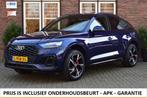Audi Q5 Sportback 55 TFSI e S-line S edition Black Optic Pac, Automaat, Gebruikt, 4 cilinders, Blauw