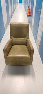 Leren stoel, groen, Ophalen, Gebruikt, Eenpersoons, Minder dan 150 cm