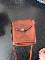 Burkelys handtas bruin leer te koop!, Sieraden, Tassen en Uiterlijk, Tassen | Damestassen, Ophalen, Bruin, Handtas
