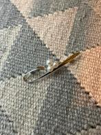 zilveren? speld met echt parels erin verwerkt, Ophalen of Verzenden, Zo goed als nieuw, Zilver