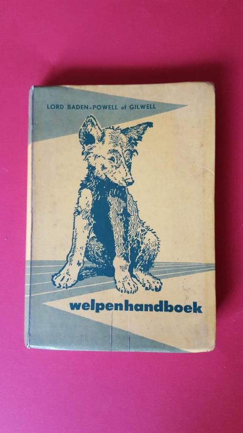 Scouting Verkenners Welpen Handboek Padvinderij 1959, Verzamelen, Scouting, Gebruikt, Boek of Tijdschrift, Ophalen of Verzenden
