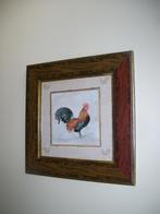 schilderij haan, Minder dan 50 cm, Gebruikt, Ophalen of Verzenden, Foto of Poster
