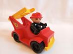 Vintage Duplo 2611 Brandweerauto met ladder en brandweerman, Ophalen of Verzenden, Zo goed als nieuw