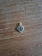 14kt gouden ketting hanger letter B 585 vintage, Overige merken, Ophalen of Verzenden, Zo goed als nieuw, 1 bedel
