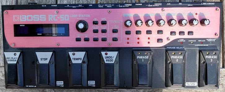 Boss RC-50 loopstation met originele voeding, Muziek en Instrumenten, Effecten, Gebruikt, Overige typen, Ophalen