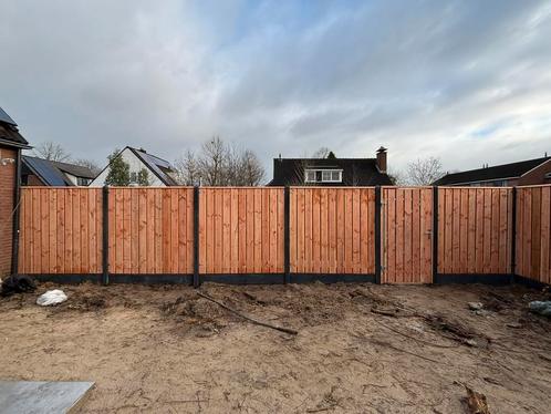 Hout-beton schutting | Douglas 21PL vanaf €125,- per meter !, Tuin en Terras, Schuttingen, Nieuw, Hout, 1 tot 2 meter, Ophalen