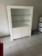 Mooie kast met glas, Ophalen of Verzenden, Zo goed als nieuw, 25 tot 50 cm, Glas